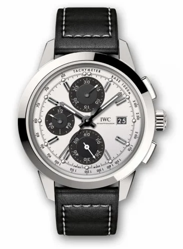 IWC Ingenieur Chronograph Custom Stainless Steel / Silver-Black-Black / Calf IW3808-CD (IW3808CD)